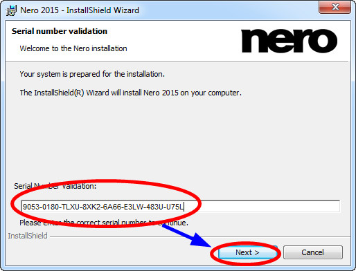 nero 5 free download full version with key